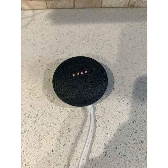 Google home mini smart speaker with Google assistant charcoal 10395A-HOA - Picture 2 of 3